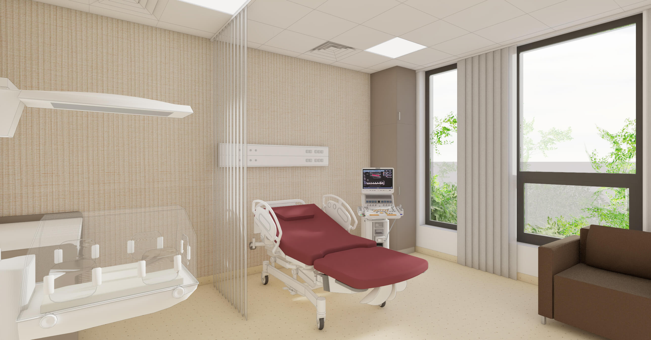 nemocnica bory porodna izba s vyhladom