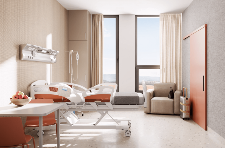 Nemocnica Bory - izba pacienta